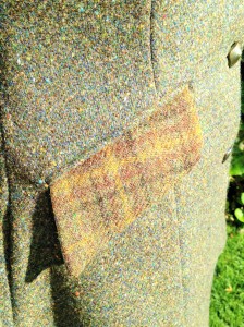 Harris Tweed contrasting pocket flap