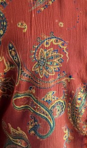 Close up - printed silk