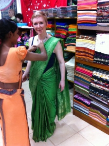 Embarrassing silk shopping in Dambulla four years ago