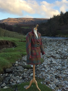 The Autumn Tweed hues well with the backdrop of the Dales